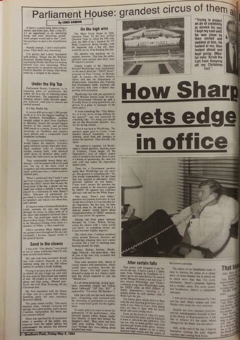 FLASHBACK: Day in the Life of John Sharp, May 1994