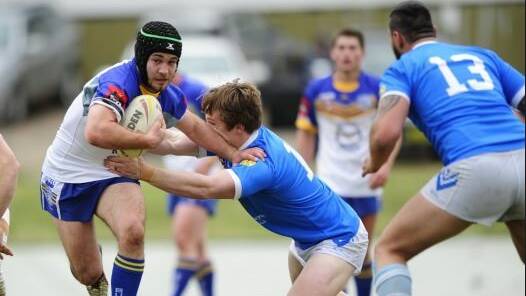 Scenes as the Queanbeyan Blues take on the Goulburn Workers Bulldogs at Seiffert Oval, Queanbeyan on August 23, 2015 as part of the Canberra Raiders Cup.