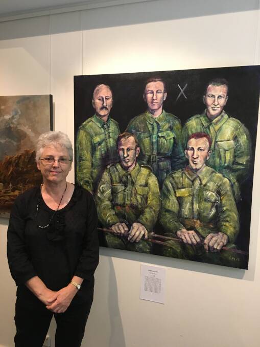 NOWRA artist Lynne Mullane is a finalist in the Gallipoli Art Prize 2016. 