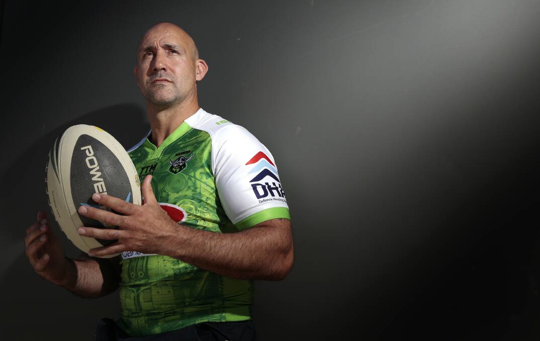 Canberra Raiders legend Jason Croker will make a comeback for the Auckland Nines tournament.  Photo: Jeffrey Chan/Canberra Times.

