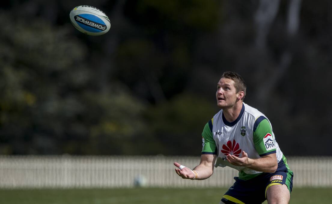 Jarrod Croker will again captain the Green Machine in the Auckland Nines. Photo: Jay Cronan/Canberra Times.
