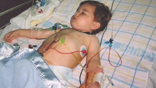 As an infant, Matthew Tremble spent two years in hospital. Photo courtesy of the Tremble family.