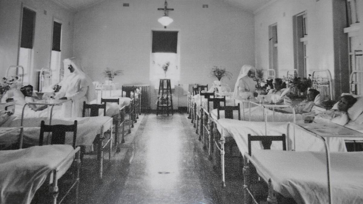 LEGACY: The St John of God Sisters are fondly remembered for their special care at the hospital. This photo was possibly taken in the 1950s. 