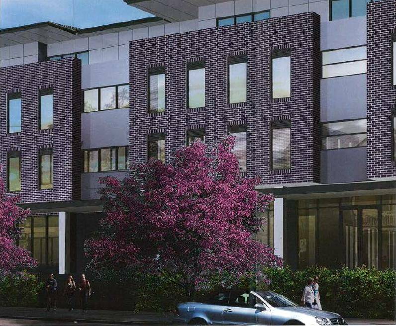 NEW LOOK: An architect’s impression of the proposed serviced apartments facing Clinton St on the former Marian College site. 