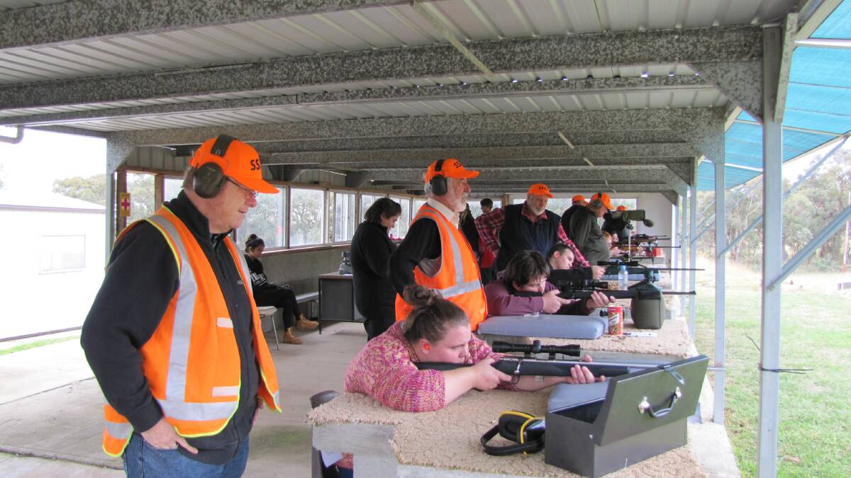 More than 30 people attended the SSAA Goulburn try and shoot day on Sunday. Photo: Supplied 