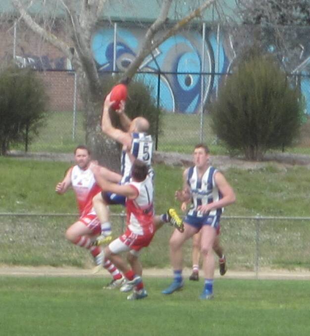 Action from Saturday's victory at Jamison Oval. Photo: Gavin Halder.