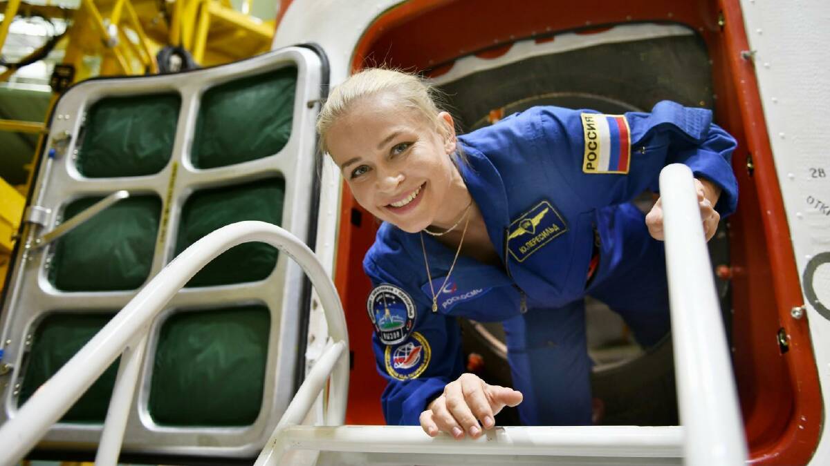 Russian actress Yulia Peresild will be the first actor to film a movie in space. Picture: Getty Images