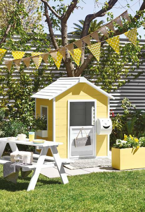 Building a cubby house could be heaps of fun. Photo: Delux Australia, stylist: Bree Leech.