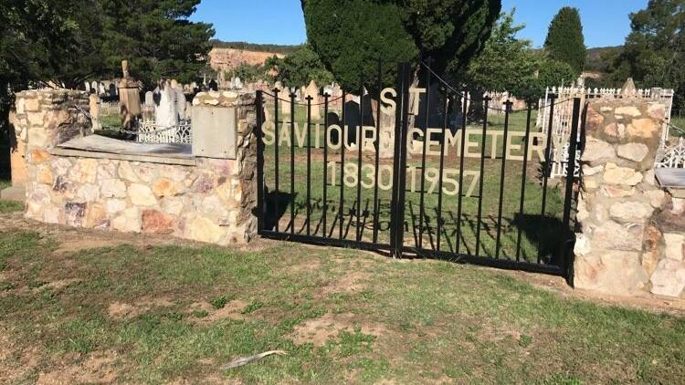 The new gates at the cemetery look great. Photo: Heather West. 