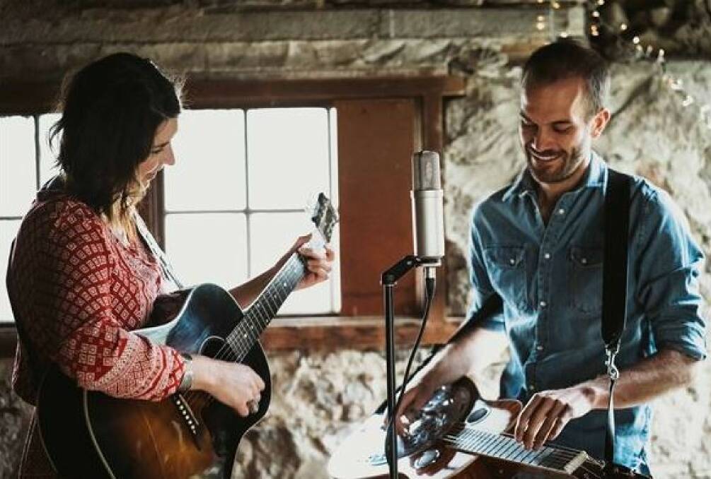 Entertainment: Montgomery Church consisting of Cielle Montgomery and James Church from the Snowy Mountain ranges are looking forward to performing at the Hume Conservatorium on Friday, August 2 from 7.30pm. Photo: supplied. 