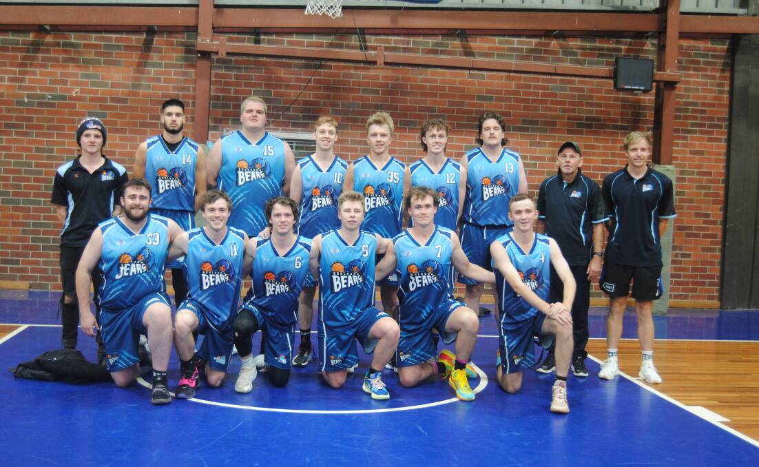 Team: The Goulburn Bears following their loss to the Shoalhaven Tigers. Photo: Burney Wong. 