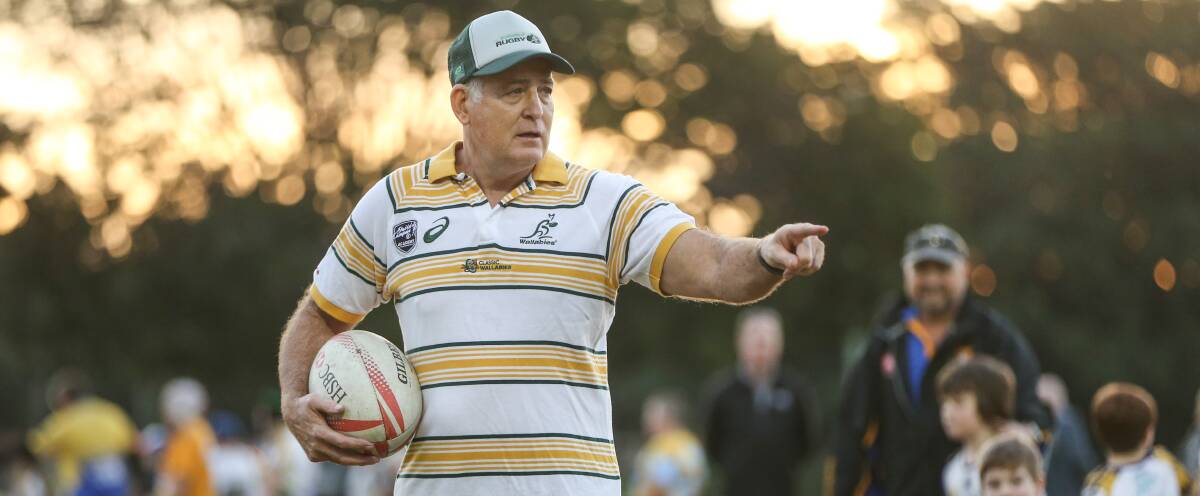 LEGEND: David Campese will be visiting Trinity Catholic College to run a training session with the students on September 20. Photo: Marina Neil