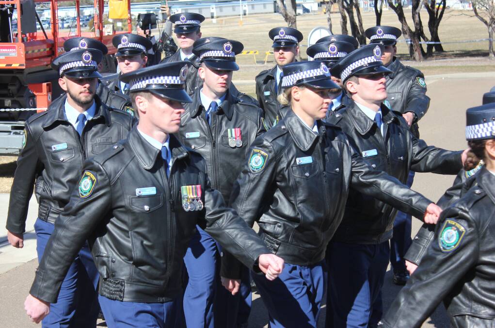 Two hundred and forty-six student police officers join the ranks of the NSW Police Force after their Attestation Parade on August 17, 2018.