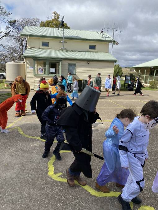 Fun: Students had a great time dressing up for Book Fair. Photo: Megan Watson. 