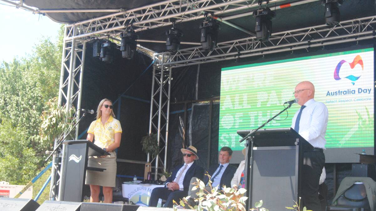 Ellen Ryan was both Goulburn's Australia Day ambassador and Senior Sportsperson of the Year. Picture by Burney Wong. 