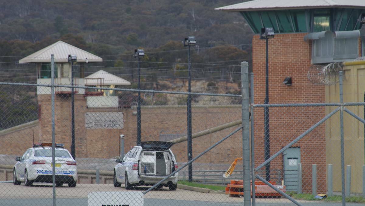 Over 200 correctional officers at Goulburn Jail went on strike today. File photo.