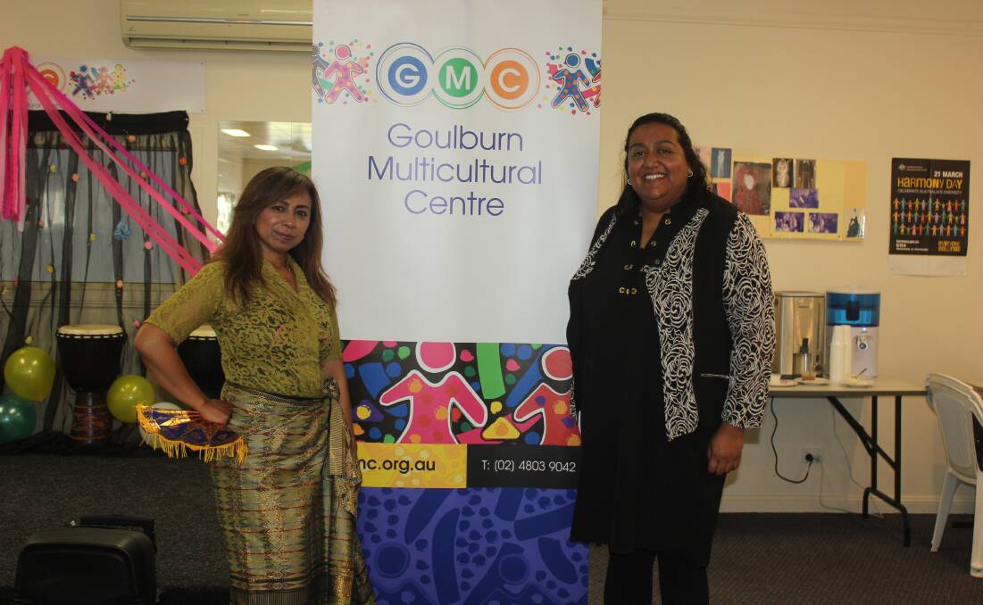 Goulburn Multicultural Centre manager Heni Hardi with Multicultural Hub Canberra managing director Zakia Patel. Photo: Burney Wong.