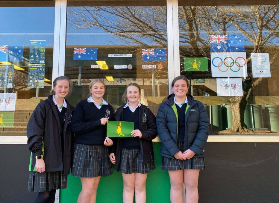 Mulwaree High School students are in the Olympics spirit. Photo: MHS Facebook page. 