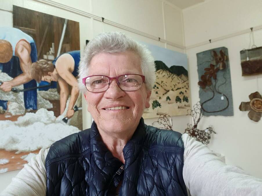 Margaret Wonson has opened up an art shop called Get Creative in Crookwell. Photo: Margaret Wonson. 