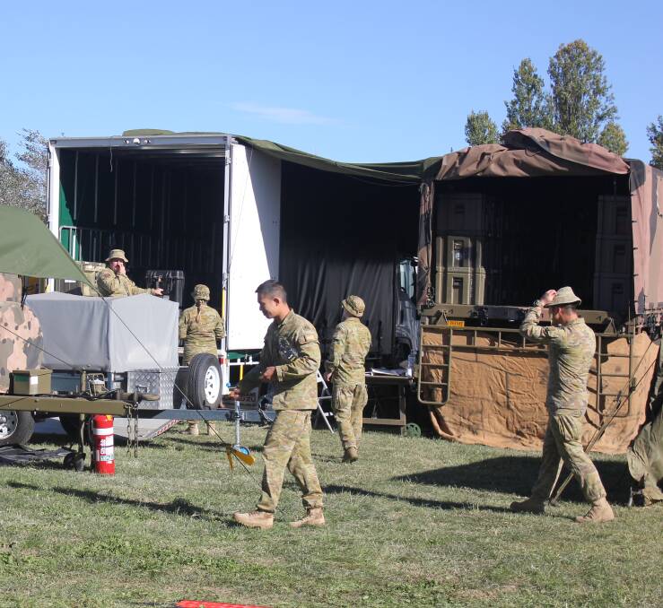 The Royal Military College Duntroon cadets are settling well in Goulburn. Photo: Burney Wong. 