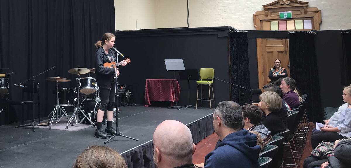 Goulburn’s Selena Bates, 13, will open the Small Halls Festival on Thursday night, January 24, with a 20-minute vocal and ukulele performance. Tickets from festivalofsmallhalls.com or on the door on the night.