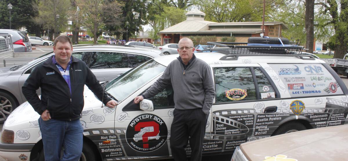 DRIVING: Josh Lambert and his rally partner Leigh Layden are one of the two Goulburn teams competing at this year's Mystery Box Rally. Photo Burney Wong. 