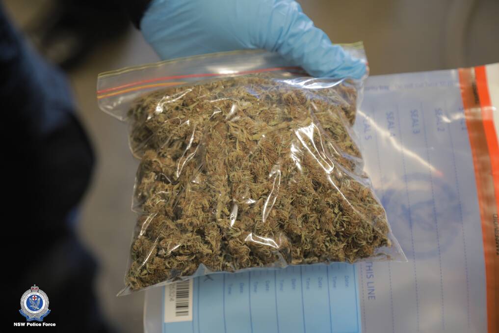 Police allege drugs were seized during a series of raids in Goulburn on Wednesday morning. Photo: NSW Police. 