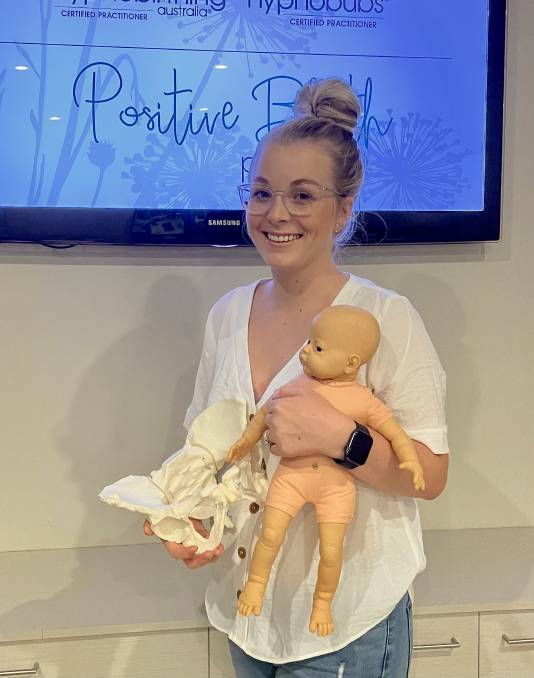 Taylor Hewitt is excited to bring hypnobirthing to Goulburn. Photo: supplied. 