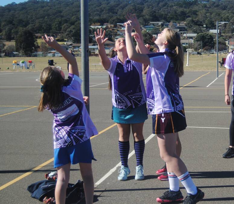 Tight group: Netballers from the Goulburn Netball District Association have had a lot of joy at the second round of Ray Harvey grants. Photo: Burney Wong. 