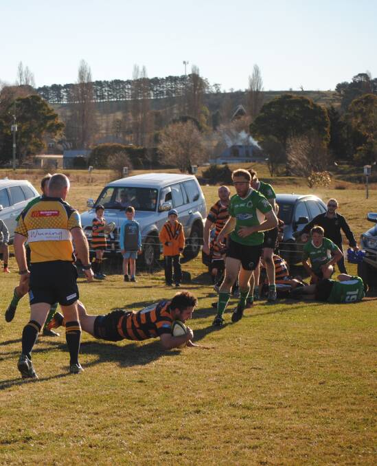 Through to the final: Joel Croker put in a performance against the Jindabyne Bushpigs. Photo: Burney Wong. 