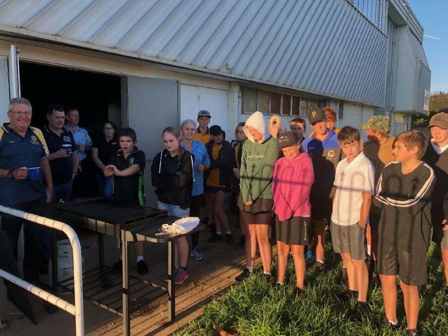 Participants of Goulburn PCYC's Fit for Life program have been treated to a new barbecue which will be used to cook breakfast. Photo Mandy Thornthwaite. 