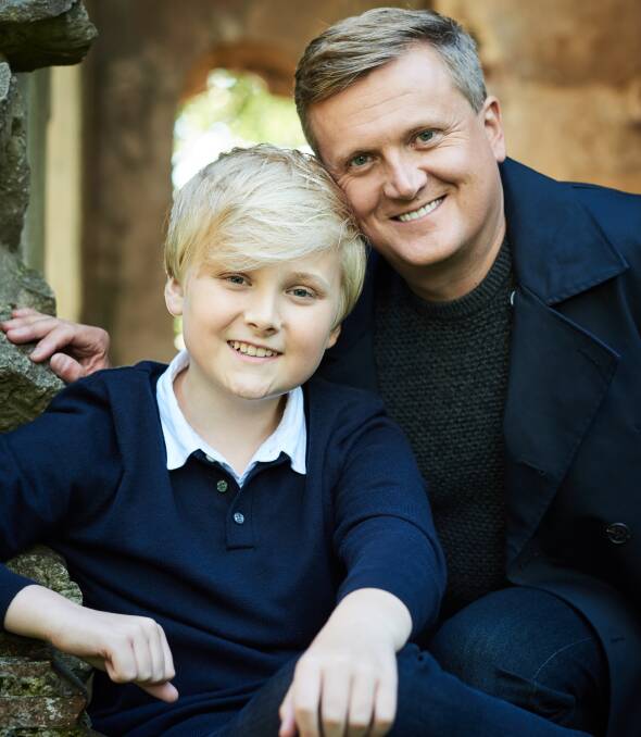 PERFORMING: Renowned singer Aled Jones will combine with his 13-year-old son Lucas for a masterpiece at St Saviour's Cathedral on Thursday. Photo supplied.