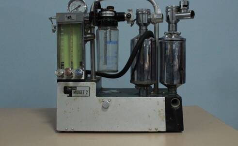 Vintage: This is the portable anesthetic machine, one of 2000 items to be displayed. Photo: supplied. 