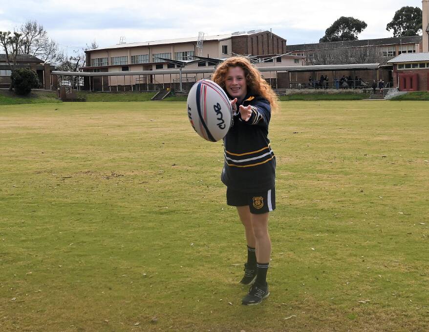Happy: Maddison Campbell is excited to join the Monaro Rugby 18s representative side. Photo: Supplied. 