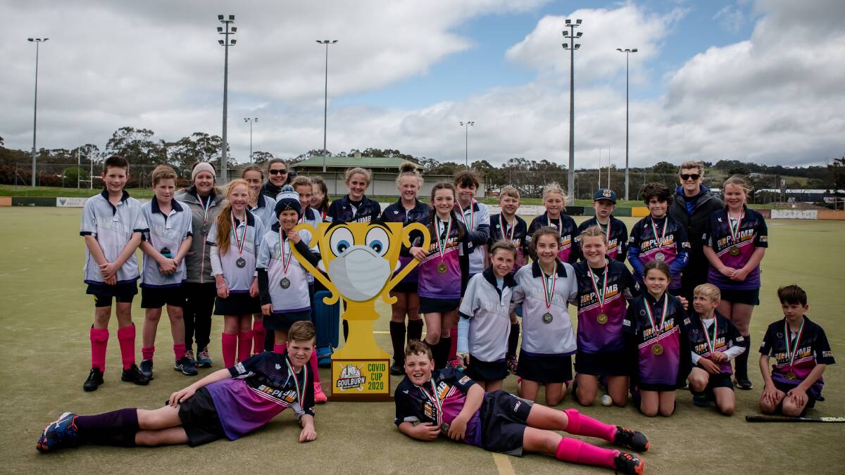 Finalists: The u13s Pink and purple. Photo: supplied. 