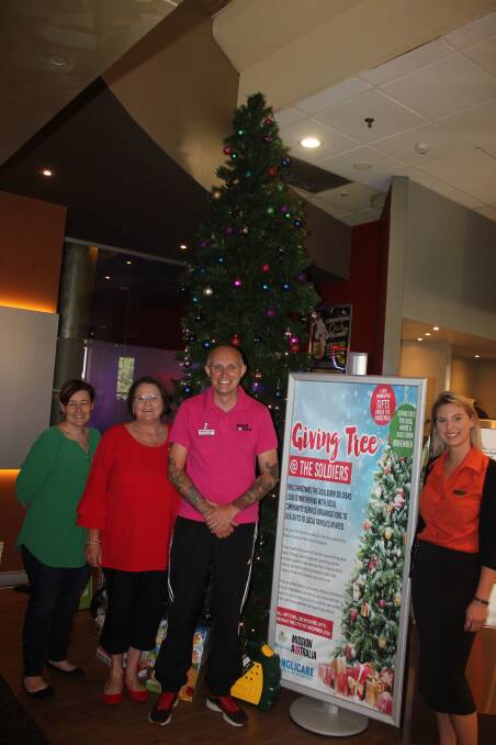 CHRISTMAS: Give gifts to families in need this Christmas by putting them under the Giving Tree in the Soldiers Club.