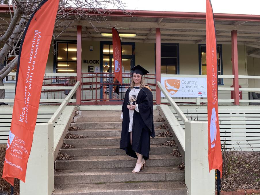 Savannah Boutsikakis completed her degree with the help of the CUC. Photo: supplied. 