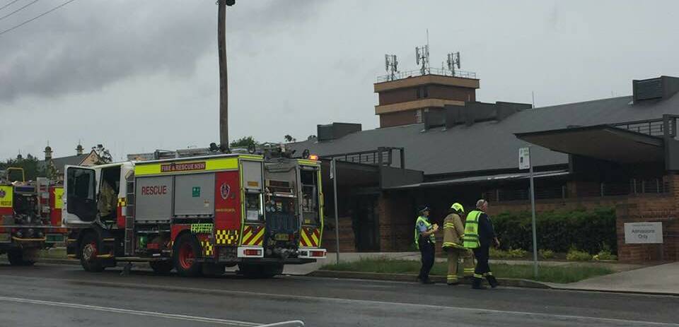 Fire crews were called to the Chsholm Ross Centre at about 10am Wednesday.