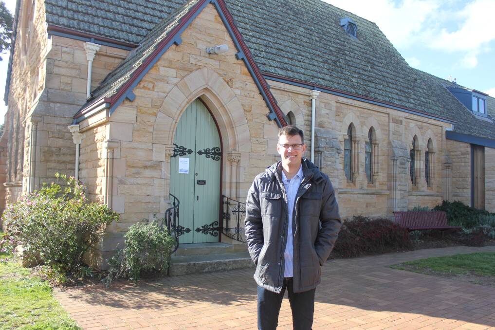 Reverend Paul Davey is excited about his new role as minister at Saint Nicholas Anglican Church. 