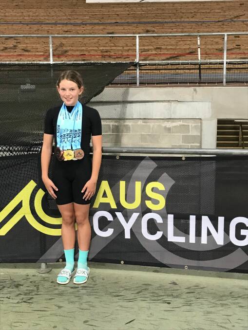 Medal: Elsie Apps continues to impress. Photo: supplied.
