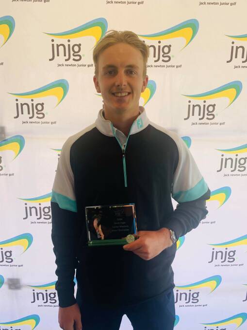 Bart Carroll from the Wagga Wagga Country Club was the boys winner. Photo supplied. 