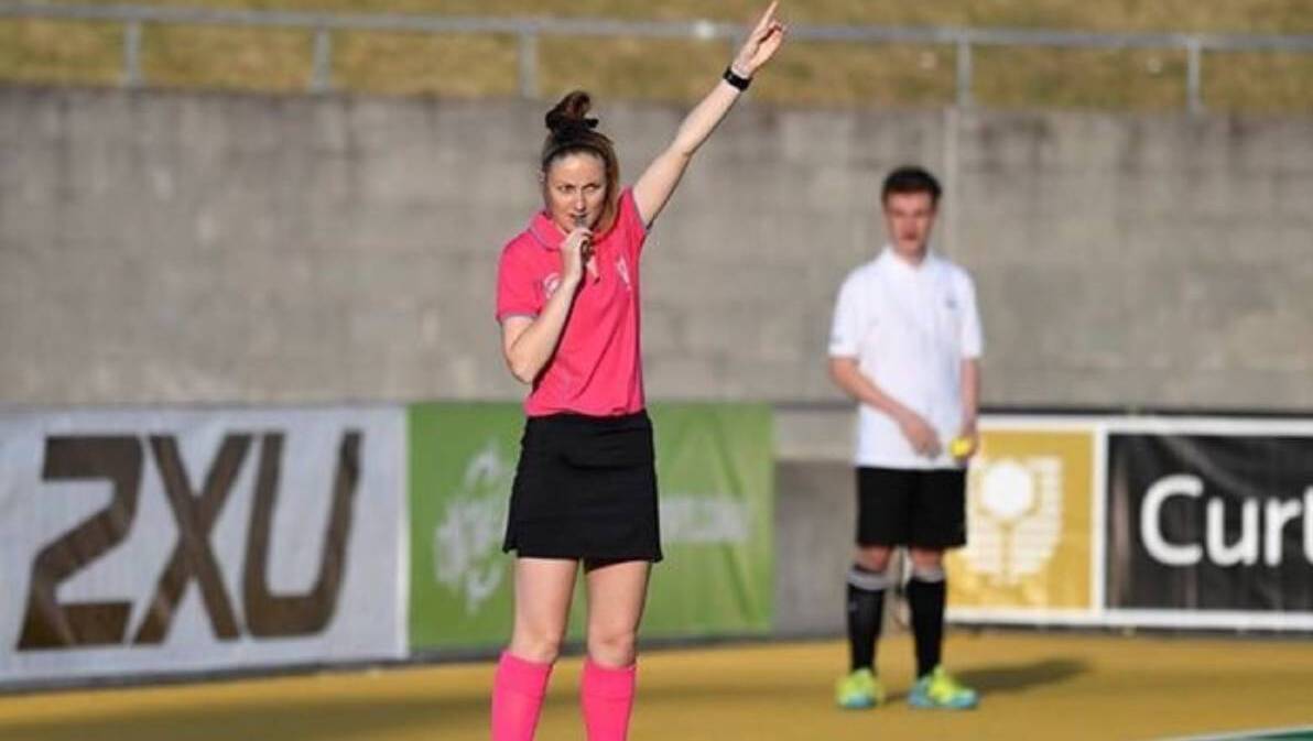 Kristy Robertson will umpire at the 2023 Women's Junior Hockey World Cup. File picture. 