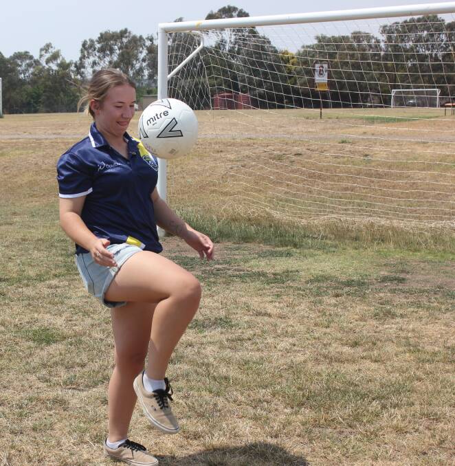 Juggle: Jess Eddy is excited to be playing for the Monaro Panthers this year. Photo: Burney Wong. 