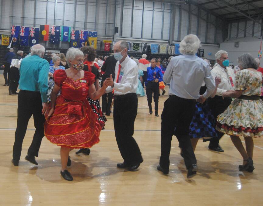 Boogie: Plenty of people across the country came to have a dance at the 62nd Australian National Square Dance Convention. Photos: Burney Wong.