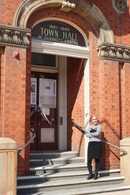 Goulburn Performing Arts Centre manager Raina Savage outside the centre. Photo: Louise Thrower. 