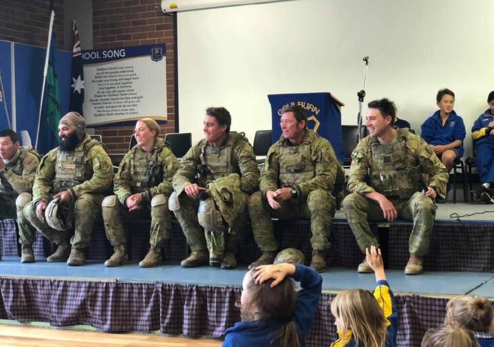 Students dress up as army cadets and learn about importance of ANZAC Day