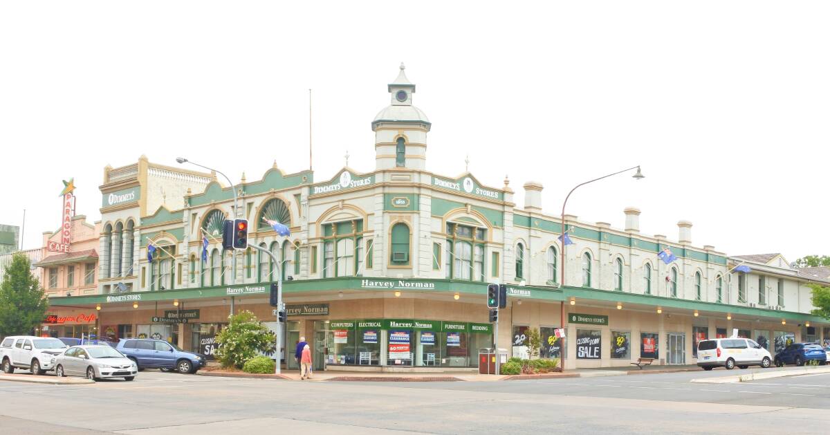 The building that houses Dimmey's and Harvey Norman was a Grace Bros store until Doug Zappelli purchased the building in 1996. Photo: Neha Attre