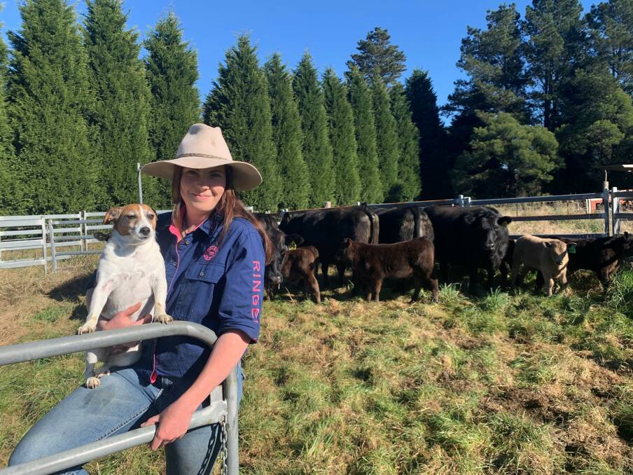 FARM FOCUS: TAFE NSW Goulburn agriculture graduate Samantha Larter is encouraging other young women to consider a career in primary industries. Photo: Supplied.
