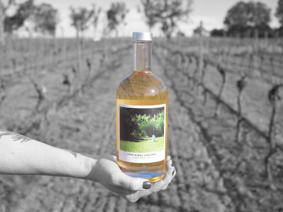 Four Winds Vineyard has produced Reisling gin after losing crop to smoke. Pic: Supplied