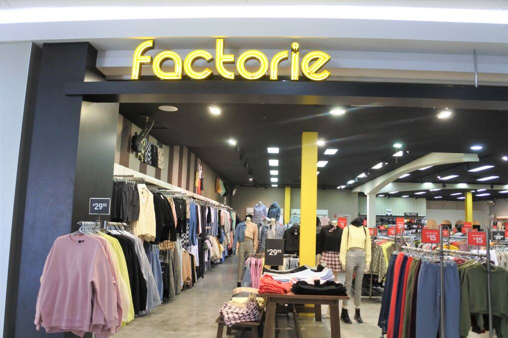 Factorie outlet in Goulburn is closing. Photo: Neha Attre